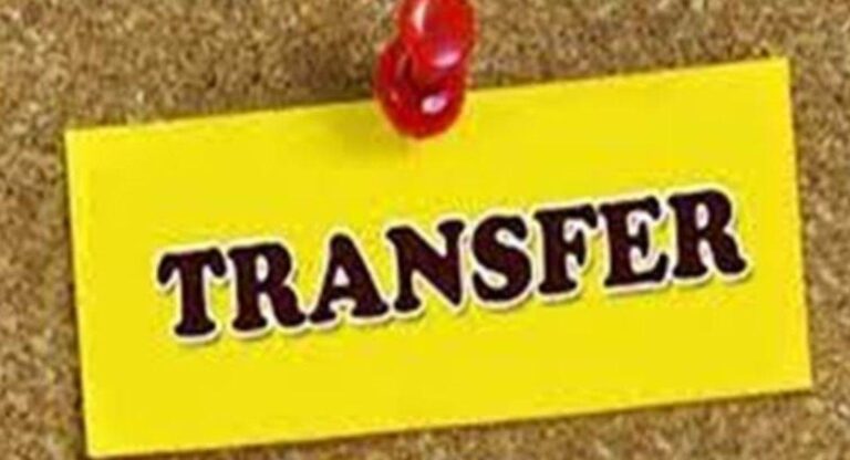 राज्य कर विभाग में 15 अधिकारियों के ट्रांसफर