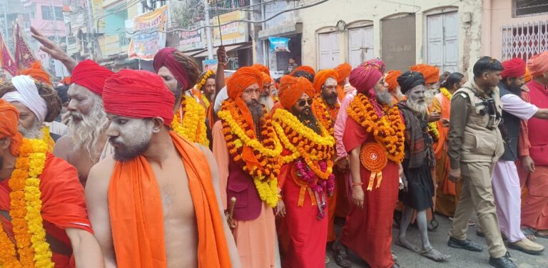 महाकुम्भ में सभी अखाड़ों का छावनी प्रवेश हुआ पूरा