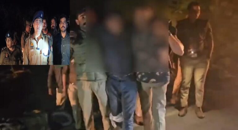 बंद मकानों से चोरी करने वाला शातिर चोर मुठभेड़ के बाद गिरफ्तार
