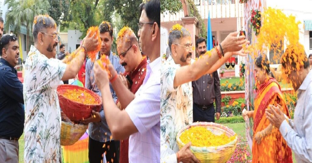 पुलिस मुख्यालय समेत प्रदेशभर में पुलिस ने जमकर खेली होली