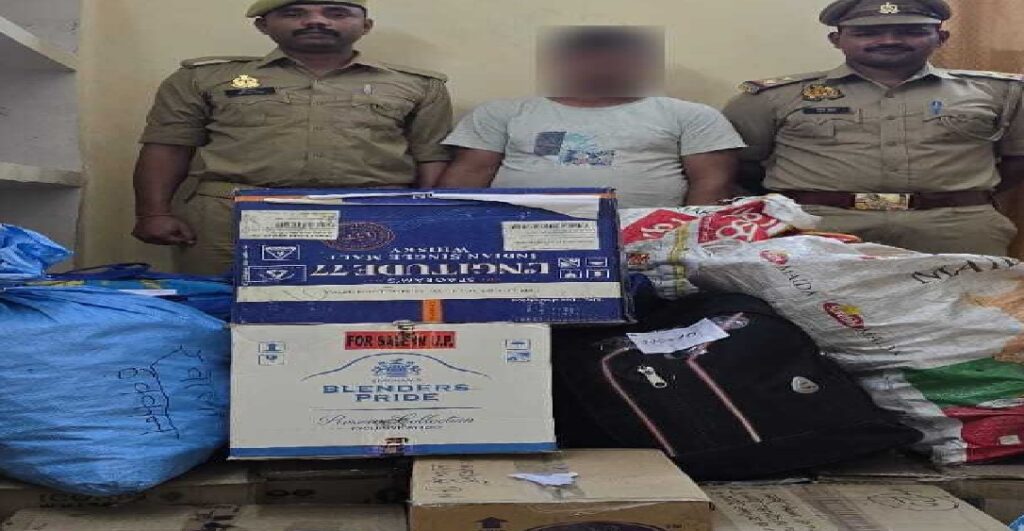 आबकारी व पुलिस ने नकली शराब बेचने वाले को दबोचा