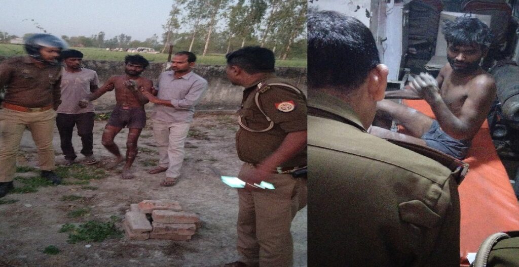 मोबाइल टावर पर चढ़कर युवक ने जमकर काटा हंगामा