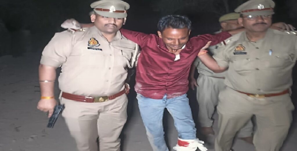 गाजियाबाद में पुलिस की गोलियों से दो बदमाश हुए लंगड़े