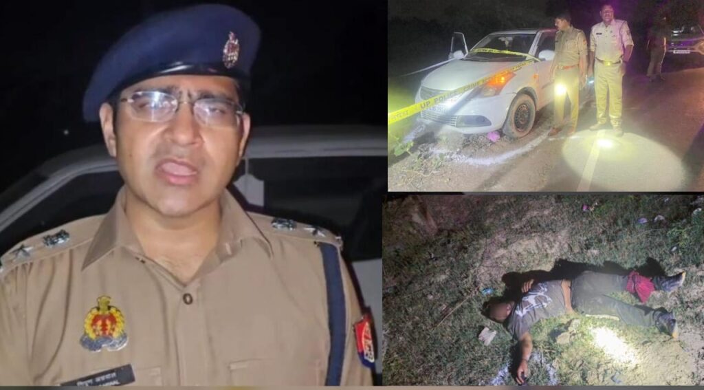 Lucknow: पुलिस मुठभेड़ में कुख्यात बदमाश शोएब उर्फ गैंडा घायल, दो फरार