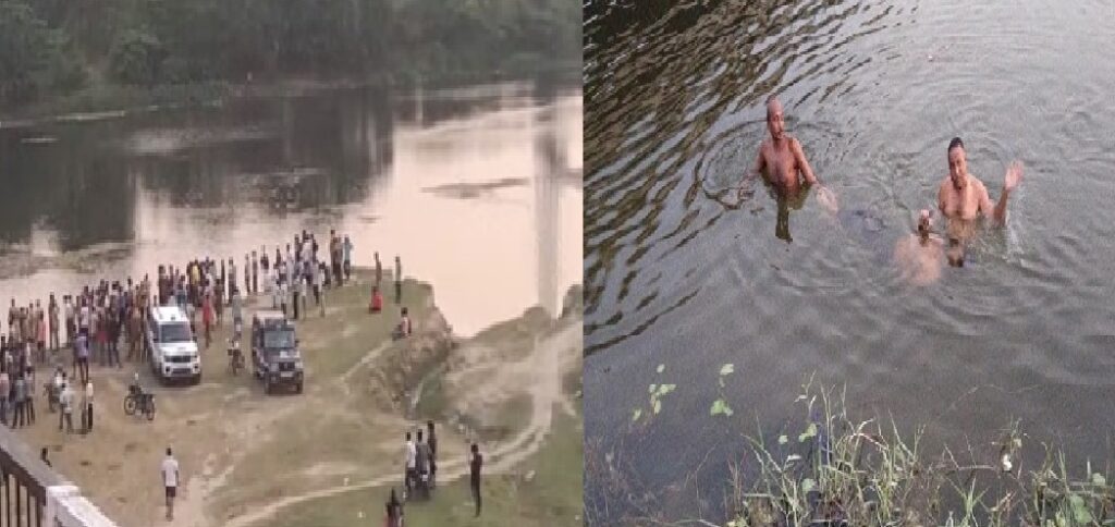 नहाते समय तीन दोस्तों की गोमती नदी में डूबने से मौत