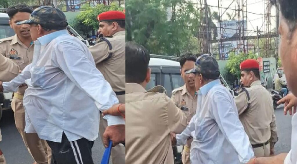 लखनऊ में आत्मदाह की कोशिश करने वाला ग्राम प्रधान गिरफ्तार