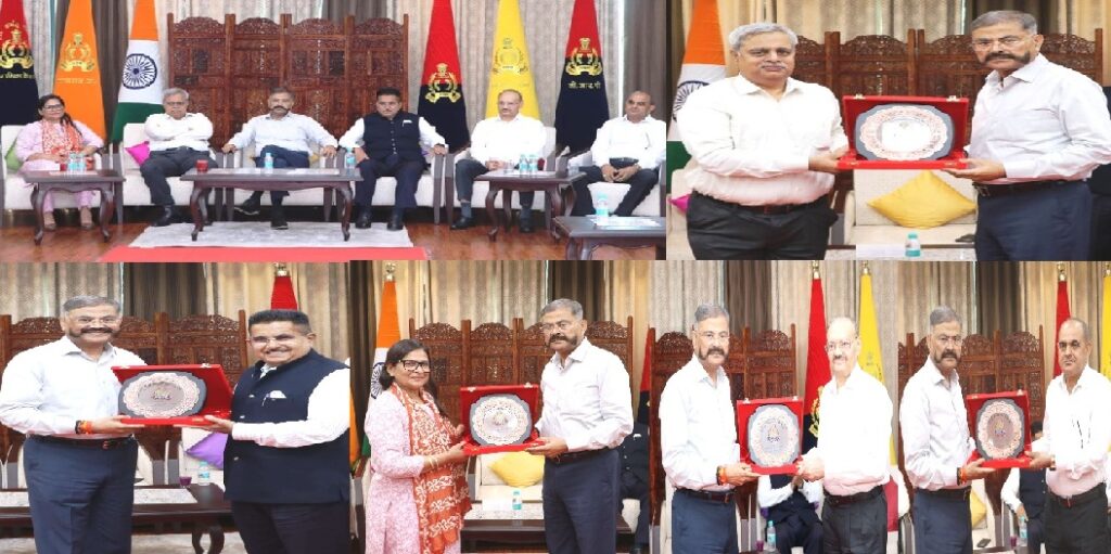 सेवानिवृत्त हुए डीजी स्तर के अधिकारी, डीजीपी ने दी शुभकामनाएं