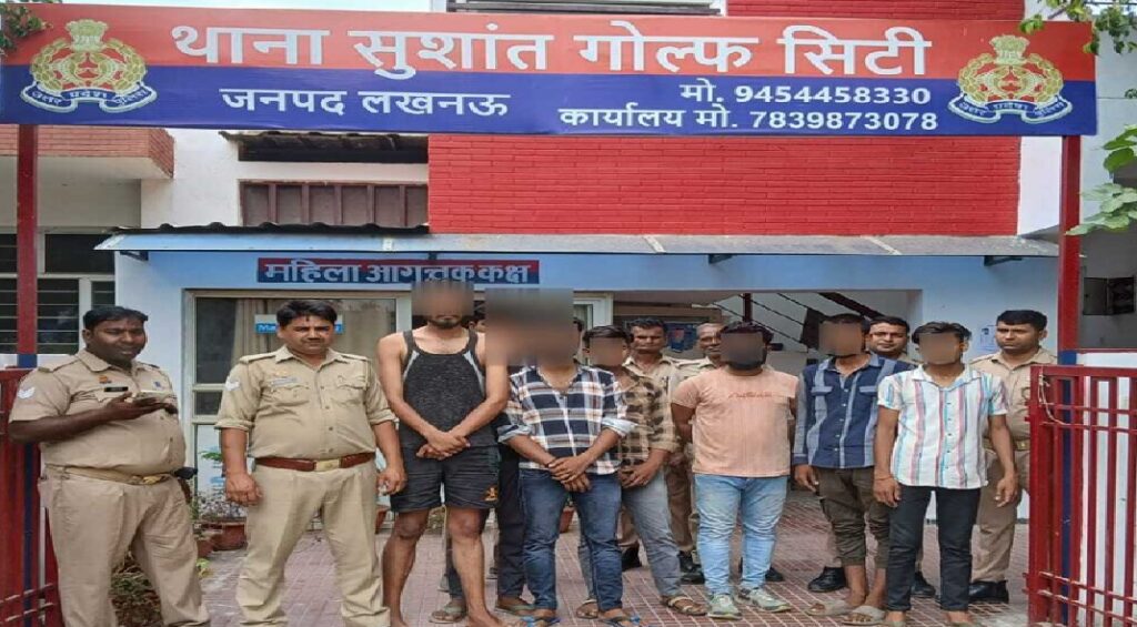 शोरगुल, झगड़ा और फसाद, सुशान्त गोल्फ सिटी में रातभर मचा बवाल, सात गिरफ्तार
