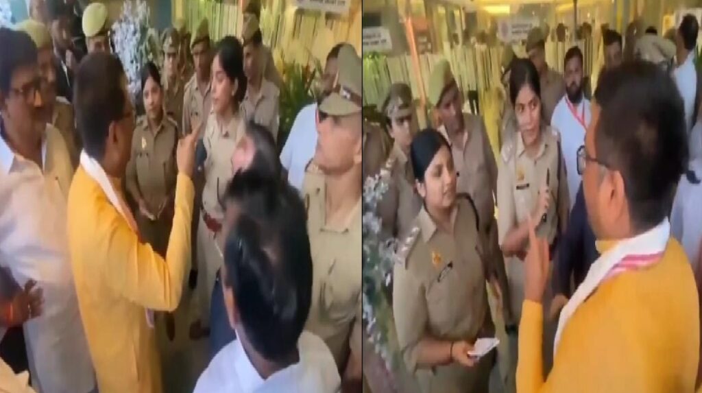 कानपुर के ग्रीन पार्क में MLC और ADCP में भिड़ंत, ‘डील’ शब्द पर बवाल, वीडियो वायरल
