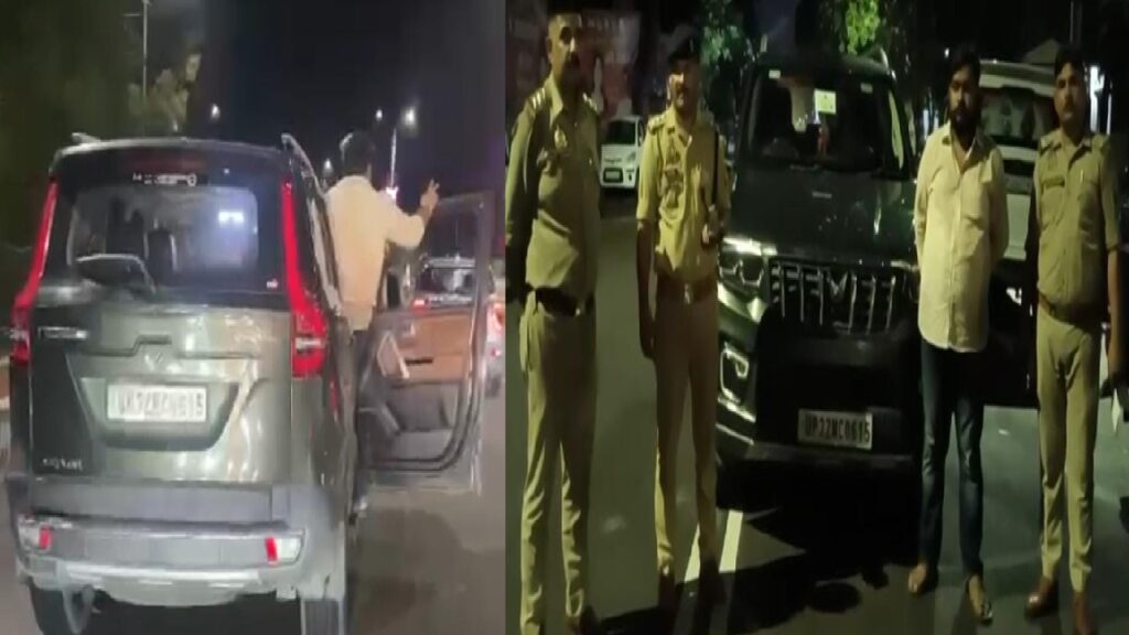 कार से चलती सड़क पर किया खतरनाक स्टंट, वीडियो वायरल होने पर आरोपी गिरफ्तार