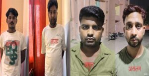 एसटीएफ में मुठभेड़ में चार को किया गिरफ्तार, एटीएम बदलकर करते थे ठगी