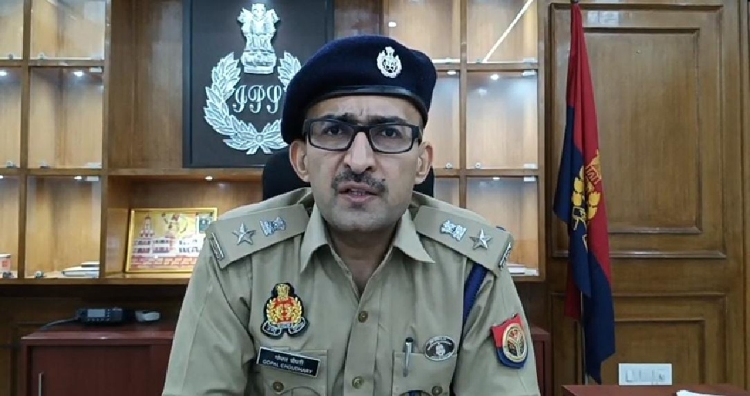 घटना की जानकारी देते डीसीपी उत्तरी गोपाल कृष्ण चौधरी।