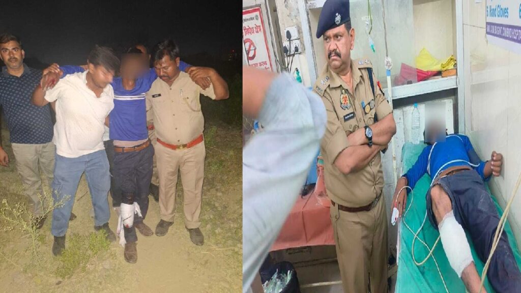 पारा में पुलिस मुठभेड़, सरकारी पिस्टल चुराने वाला शातिर चोर करन वर्मा गिरफ्तार
