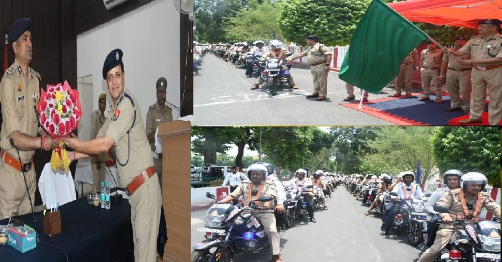 लखनऊ पुलिस ने लॉन्च की 42 रेसर मोबाइल बाइक, ट्रैफिक व्यवस्था होगी और बेहतर