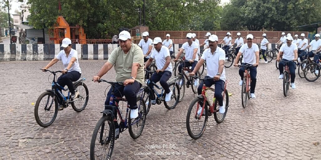 नशे के खिलाफ एएनटीएफ ने निकाली जागरूकता साइकिल रैली