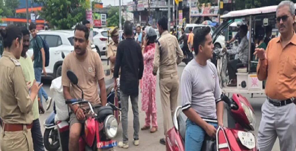 चेकिंग अभियान के दूसरे दिन 770 वाहनों का चालान