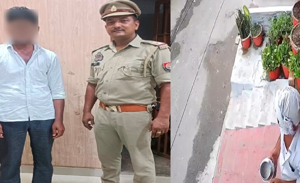 ग्राहक को थूका हुआ दूध बेचने वाला दूधिया चढ़ा पुलिस के हत्थे