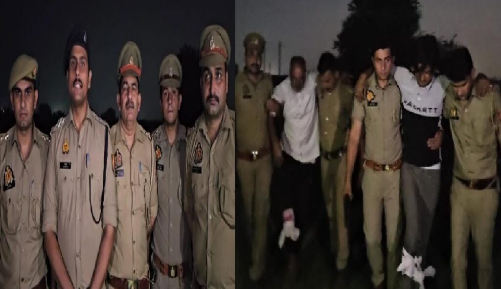 मूक बधिर युवती से सामूहिक दुष्कर्म के दो आरोपी पुलिस मुठभेड़ में घायल होकर गिरफ्तार