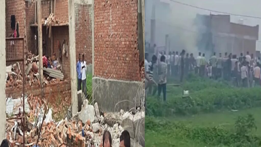 पटाखा फैक्ट्री में विस्फोट से दहला बेहटा, दो की मौत, कई घायल