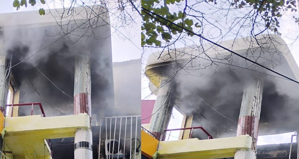 इंदिरानगर में मेडिकल गोदाम में लगी आग, फायर ब्रिगेड ने काबू पाया