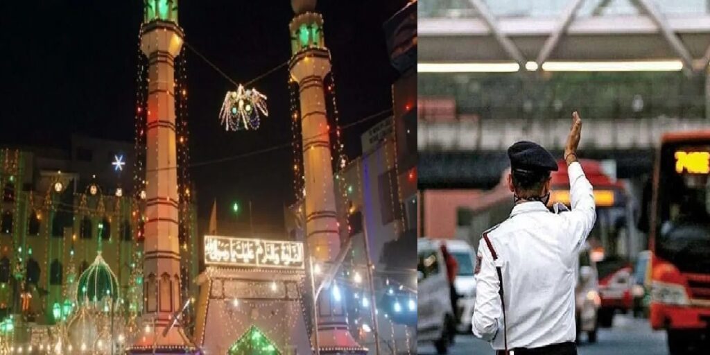 बारावफात 2025: लखनऊ में जुलूस के चलते शहर के कई रास्ते बंद