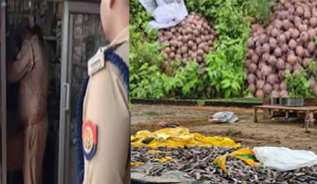 बेहटा विस्फोट कांड, तीसरे दिन भी पुलिस की दबिश, खेतों और प्लाटों में मिले पटाखे