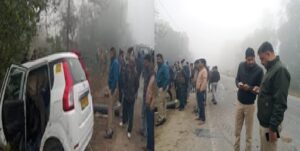 तिलक में जा रहा परिवार हादसे का शिकार, पति-पत्नी समेत तीन की दर्दनाक मौत