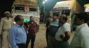 अवैध खनिज परिवहन पर प्रशासन की बड़ी कार्रवाई, 4 डम्पर सीज, 2.68 लाख का जुर्माना