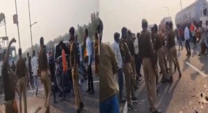 किसान पथ पर कार की टक्कर से ससुर-दामाद की मौत, महिला जिंदगी के लिए जूझ रही