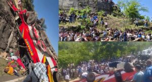 उधमपुर में दर्दनाक हादसा: खाई में गिरी यात्री बस, 20 की मौत, कई घायल