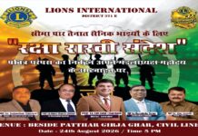 सरहद पर तैनात जवानों के लिए 15 हजार राखी और 300 किलो मिठाई भेजेगा लायंस क्लब