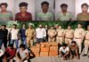 गाजियाबाद में 150 किलो गांजा बरामद, बिहार के रौनक गैंग के पांच सदस्य गिरफ्तार