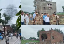 कौशांबी में बारूद के ढेर में तब्दील हुआ मकान, धमाकों से दहला मनौरी, 11 की मौत, दर्जनों घायल