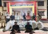 झांसी में 214 किलो गांजा बरामद, दो तस्कर गिरफ्तार