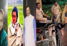 आजमगढ़ में पूजा के बीच खूनी खेल, पत्नी-पुजारियों की हत्या, बेटे को गोली मारकर कमरे में बंद हुआ आरोपी, मुठभेड़ में ढेर