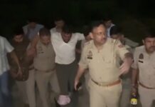 मथुरा में आधी रात मुठभेड़ से मचा हड़कंप, वांछित आरोपी के पैर में लगी गोली