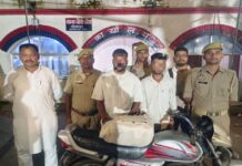 गोरखपुर में 40 लाख की चरस के साथ दो तस्कर गिरफ्तार, नेपाल से बिहार के रास्ते लाते थे नशे की खेप