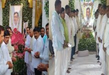 शिक्षामित्रों के मसीहा रामगोविंद चौधरी को श्रद्धांजलि देने उमड़ा जनसैलाब