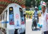 दिल्ली में छह मेट्रो स्टेशन बंद, कई सड़कों पर डायवर्जन