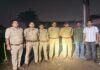 मथुरा में पुलिस और बदमाशों के बीच मुठभेड़, दो गिरफ्तार
