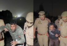 गाजियाबाद में पुलिस की बड़ी कार्रवाई, दुष्कर्म के मामले में वांछित दो आरोपी मुठभेड़ में गिरफ्तार