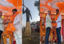 अहंकार का हुआ अंत, धर्म की हुई विजय: नगरा में रावण वध का भव्य एवं सजीव मंचन