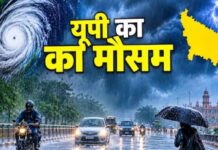 बाराबंकी में चक्रवाती मौसम का अलर्ट, 28-29 अक्टूबर को भारी बारिश की आशंका