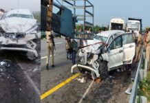 पूर्वांचल एक्सप्रेसवे पर मौत का कहर, झपकी ने छीन ली तीन जिंदगियां